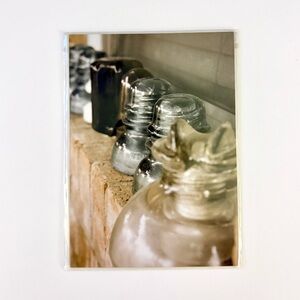 5x7 Print of Vintage Glass Insulators Collection